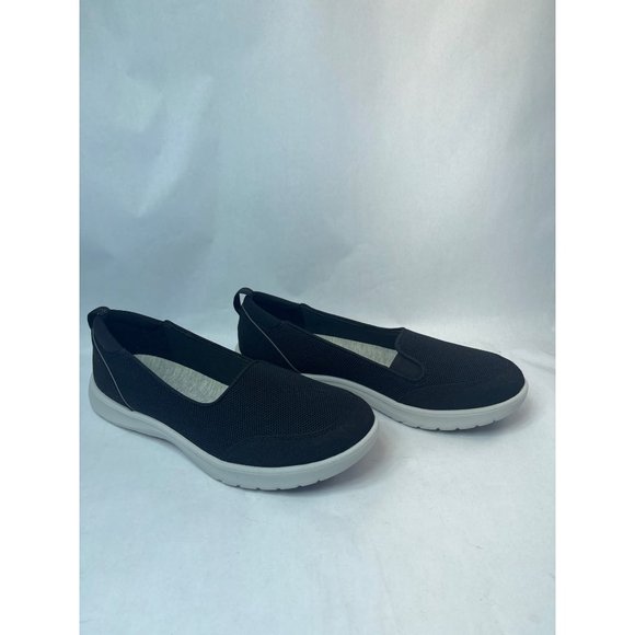 Clarks Adella Comfort Cushion Soft Cloud Steppers Flat Black size 11 - Picture 3 of 11